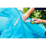 UHU Grizzly tape - Ruban adhésif toilé waterproof pour réparer, consolider, colmater, connecter, ultra fort et durable, gris, 10mx50mm