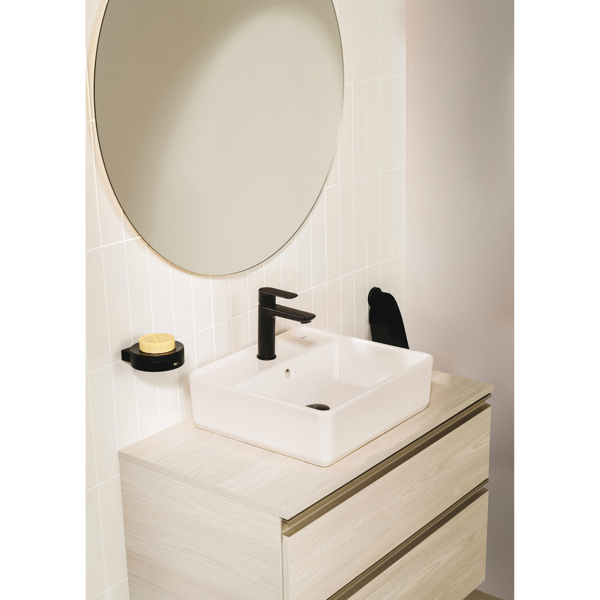 Mitigeur noir Grohe pour lavabo, robinet design salle de bain, couleur noir
