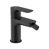 Mitigeur bidet noir mat de la marque Roca, robinet au design moderne et élégant.
