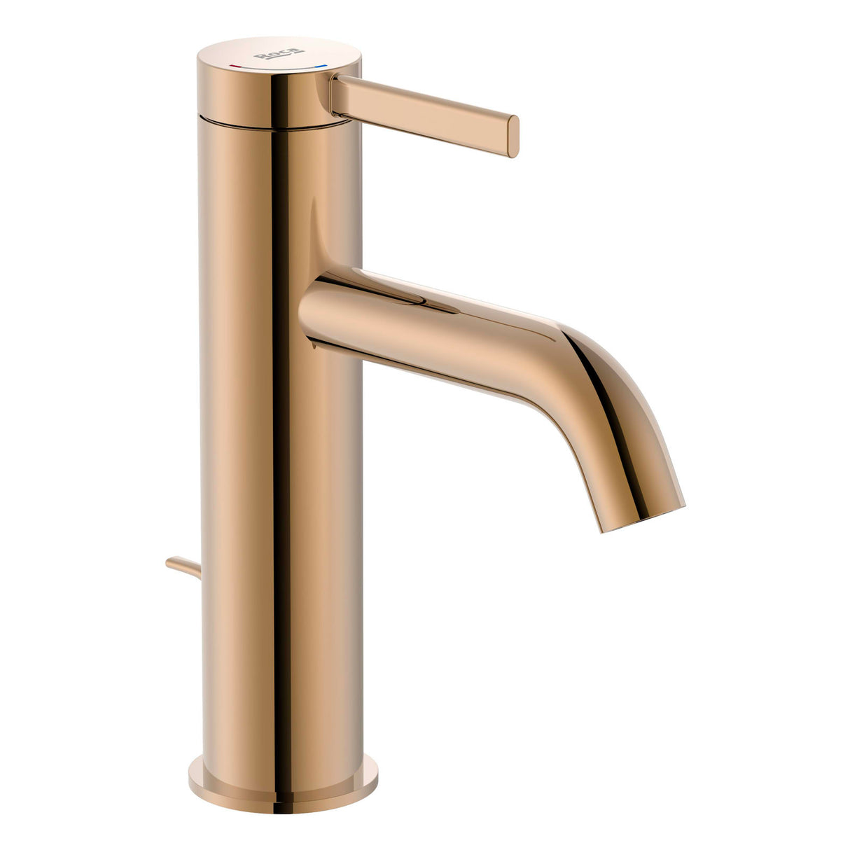 Mitigeur Grohe, robinet de lavabo, finition cuivre brossé, design moderne