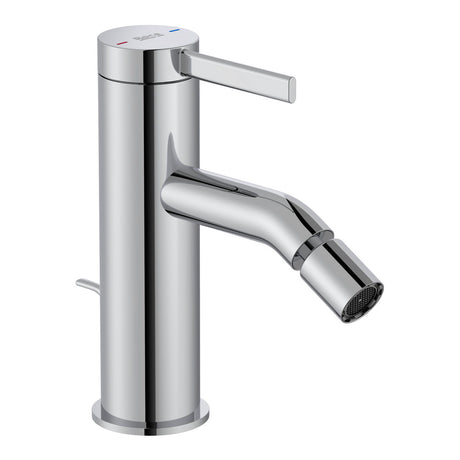 Mitigeur bidet chromé Grohe, robinetterie de salle de bain, couleur argentée.