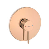 Mitigeur de douche Roca, robinetterie murale, finition or rose