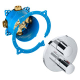 Mitigeur thermostatique Grohe, kit d'encastrement, couleur chromée et bleu