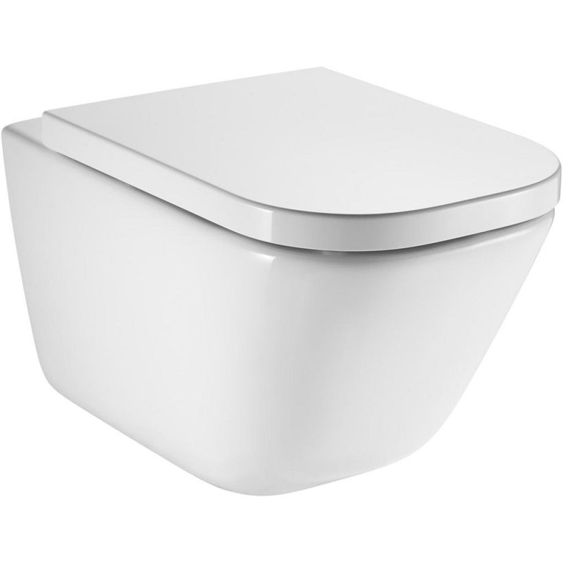 WC suspendu blanc, marque VitrA, design moderne en céramique sanitaire