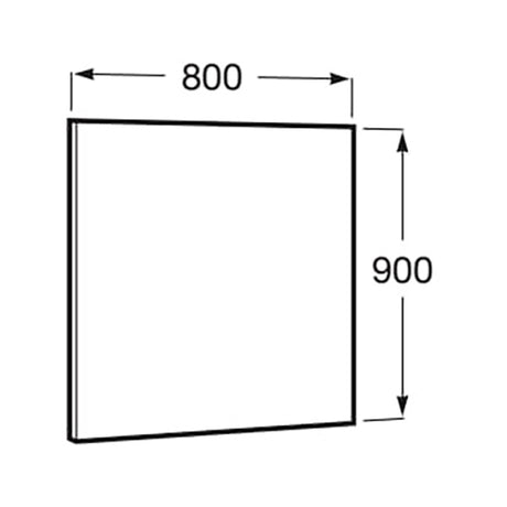 Paroi de douche Grohe, verre transparent, dimensions 800x900 mm.