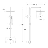 JACOB DELAFON Colonne de douche thermostatique Brigitte
