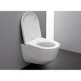 WC suspendu Grohe blanc, toilette murale moderne, céramique sanitaire