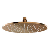 Pommeau de douche Grohe rond, finition cuivre, design moderne, accessoires salle de bain.