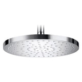 Pommeau de douche Grohe rond, coloris chrome, design moderne et élégant.