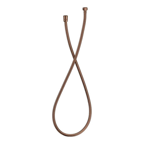 Flexible de douche Grohe, tuyau sanitaire couleur cuivre, finition brillante