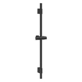 Barre de douche Grohe noire, accessoire sanitaire moderne pour salle de bain.