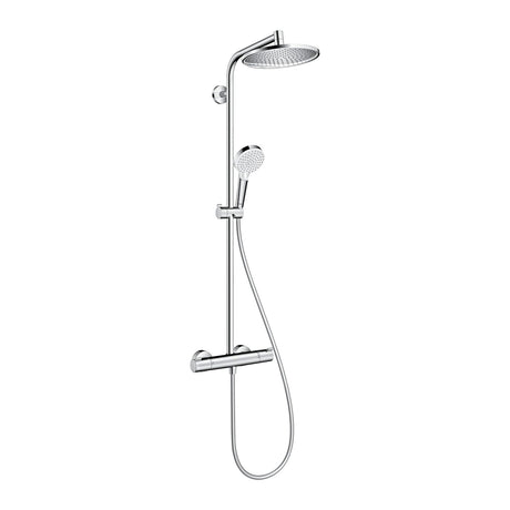 Colonne de douche Grohe, mitigeur thermostatique, couleur chrome, design moderne
