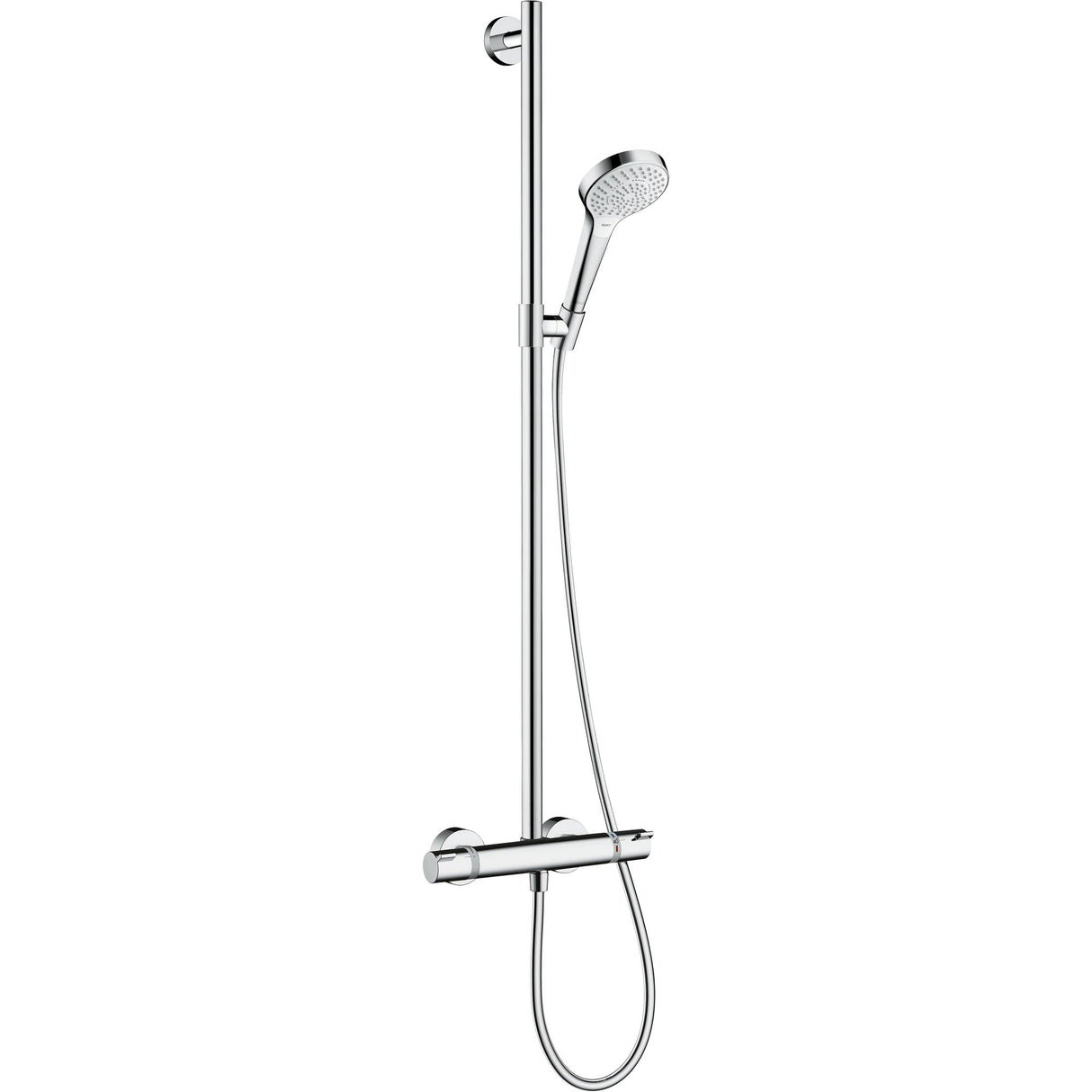 Douchette Grohe chromée, ensemble de douche mural moderne, couleur argent, robinetterie sanitaire
