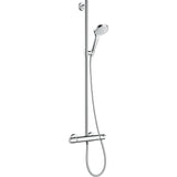 Douchette Grohe chromée, ensemble de douche mural moderne, couleur argent, robinetterie sanitaire
