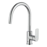 Mitigeur Roca, robinet de cuisine, couleur chrome, design moderne.