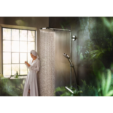 Douche Grohe, colonne de douche chrome, salle de bain moderne, design élégant