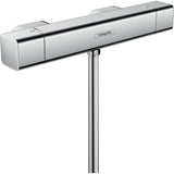 Mitigeur thermostatique Hansgrohe, robinet de douche, couleur chrome brillant