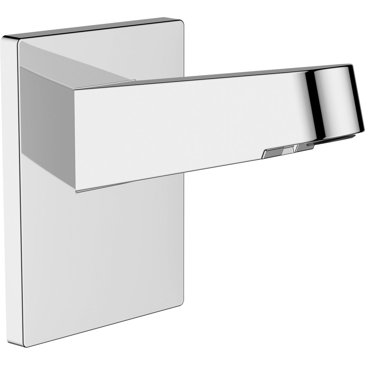 Mitigeur mural Grohe chromé, robinet de salle de bain design rectangulaire argenté