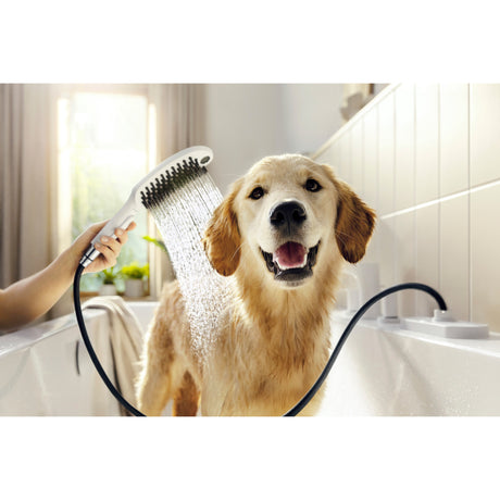 Pommeau de douche Grohe blanc pour chien sous l'eau, accessoire de salle de bain