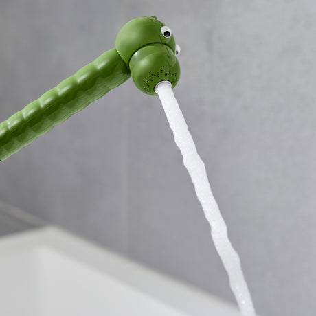 Mitigeur enfant vert en forme d'animal, marque inconnue, pour robinet de salle de bain