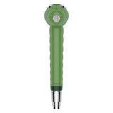 Douchette verte Hansgrohe en forme d’animal, type plomberie, finition ludique.