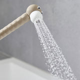 Pommeau de douche Grohe beige, accessoires salle de bain, jet d'eau puissant
