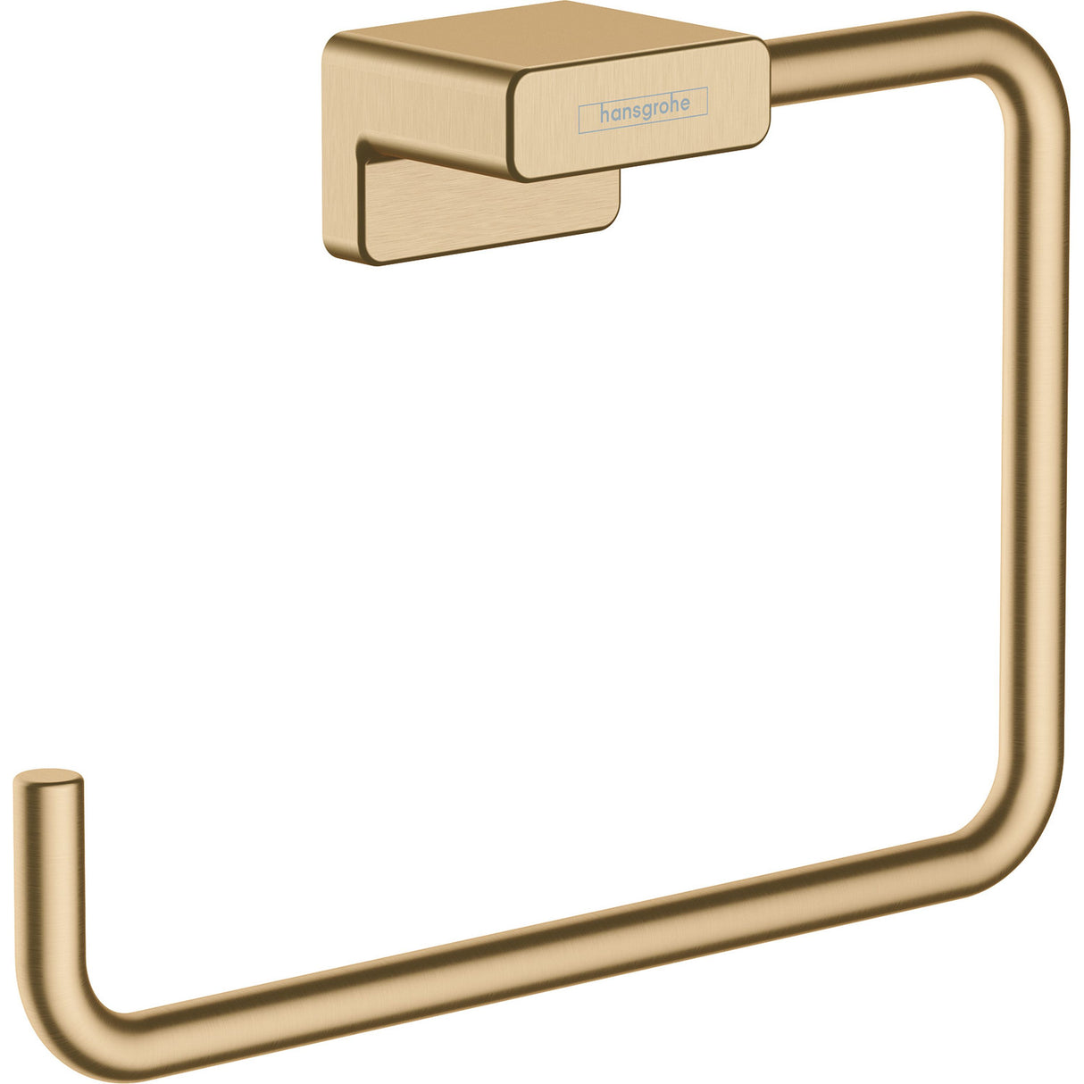 Porte-serviette Hansgrohe, porte-serviette mural doré, design moderne