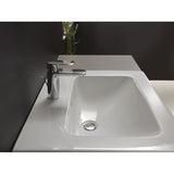 Robinet Grohe mitigeur de lavabo chromé, design moderne, couleur argentée.