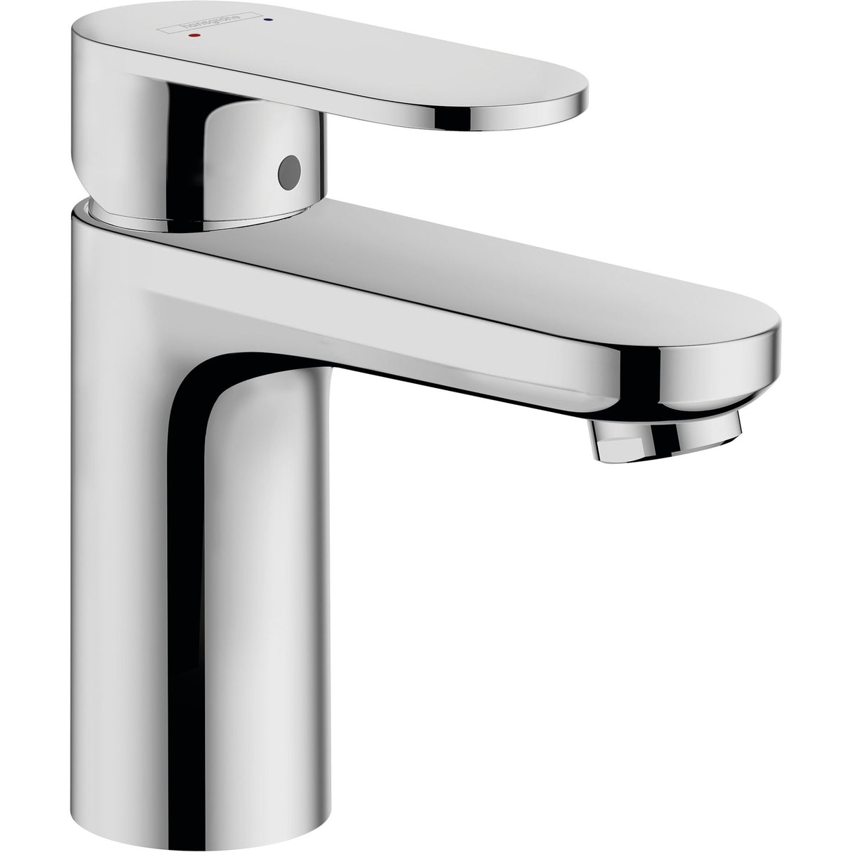 Mitigeur de lavabo Grohe, robinet chrome, design moderne, salle de bain.