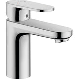 Mitigeur de lavabo Grohe, robinet chrome, design moderne, salle de bain.