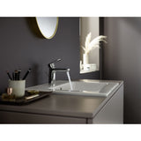Mitigeur lavabo Grohe argent, robinet de salle de bain moderne, finition chromée