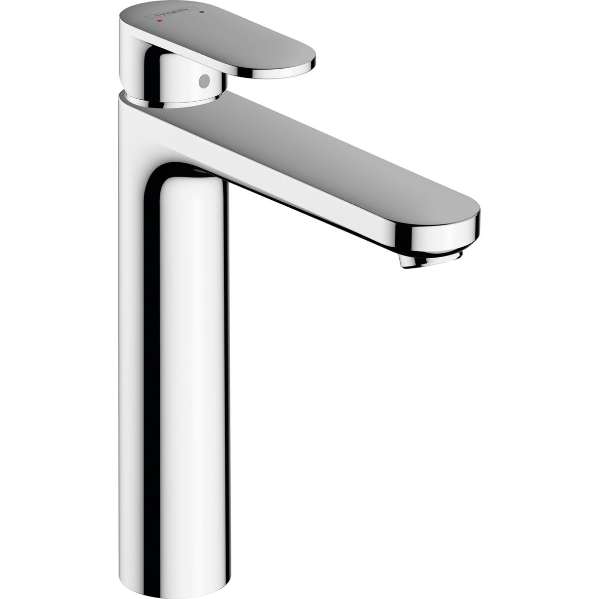 Mitigeur Hansgrohe, robinet de lavabo, couleur chromée, design moderne.