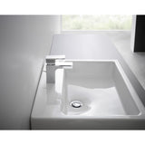 Mitigeur lavabo Grohe, robinet salle de bain chromé, design moderne argenté