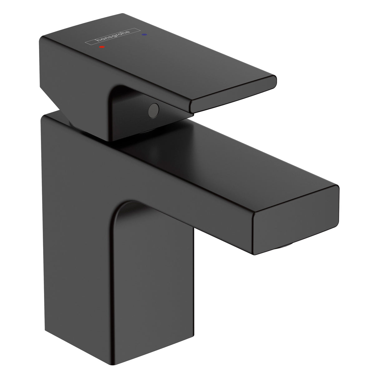 Mitigeur lavabo noir Hansgrohe, robinet salle de bain moderne, finition mate