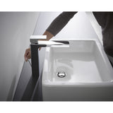 Mitigeur lavabo Grohe, robinet noir et chromé, design moderne, salle de bain
