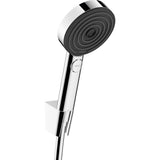 Douchette de marque Hansgrohe, type pommeau de douche, couleur chromée.