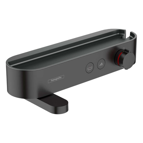Mitigeur thermostatique Hansgrohe, robinet noir mat moderne pour salle de bain