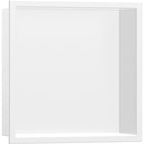 Niches Prima, niche murale blanche pour salle de bain, couleur blanc