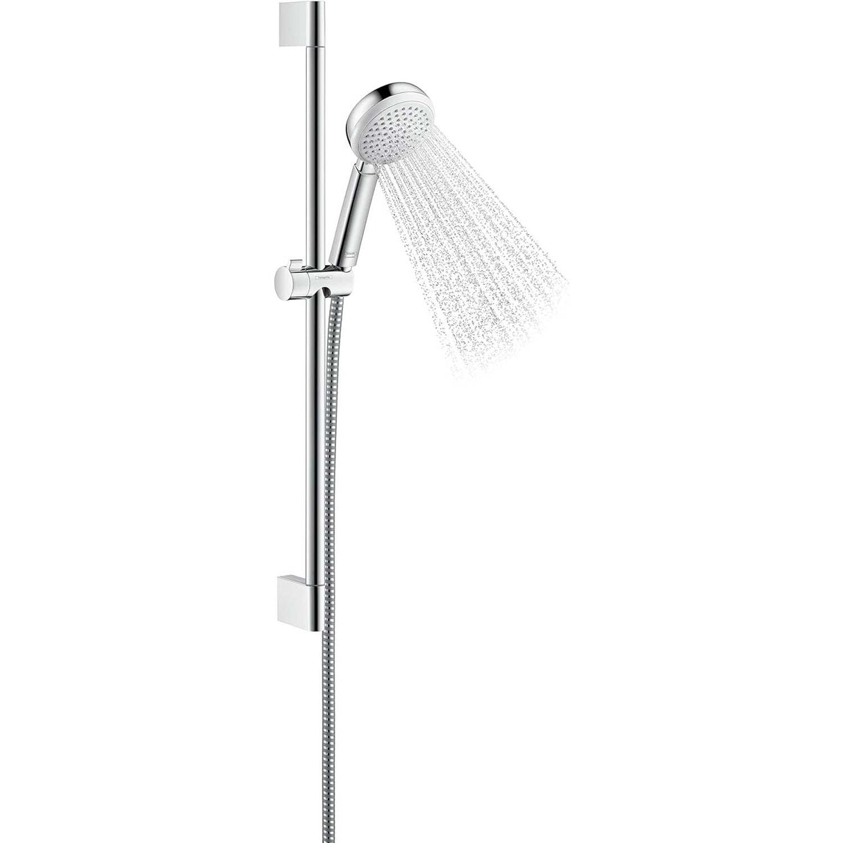 Douchette Hansgrohe, ensemble de douche, couleur chrome, design moderne.