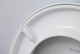Cuvette WC suspendu compact sans bride DURAVIT ME by Starck, design moderne pour salle de bain élégante.
