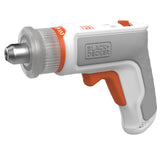 Tournevis électrique universel BLACK+DECKER HEXDRIVER 3,6V avec mandrin, poignée ergonomique, destiné au vissage et perçage.
