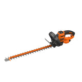 Taille-haie Black+Decker électrique orange et noir, outil de jardinage