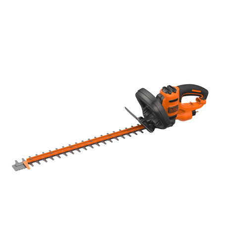 Taille-haie Black+Decker électrique orange et noir, outil de jardinage