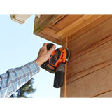 Ponceuse excentrique sans fil BLACK+DECKER 18V sans batterie, outil électrique pour ponçage fin.