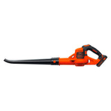Souffleur Black+Decker sans fil, outillage de jardin, orange et noir