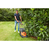 Tondeuse électrique BLACK+DECKER avec lame de 42 cm, moteur de 1800 W, modèle BEMW481ES-QS, pour l'entretien du jardin