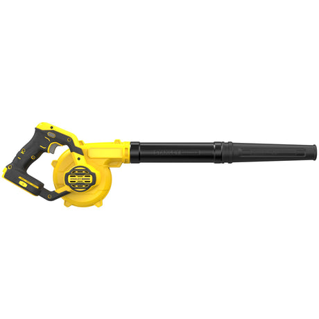 Souffleur électrique Stanley, outil portatif noir et jaune, pour nettoyage.