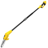Élagueuse sans fil Stanley couleur jaune et noire, outil de jardinage télescopique.