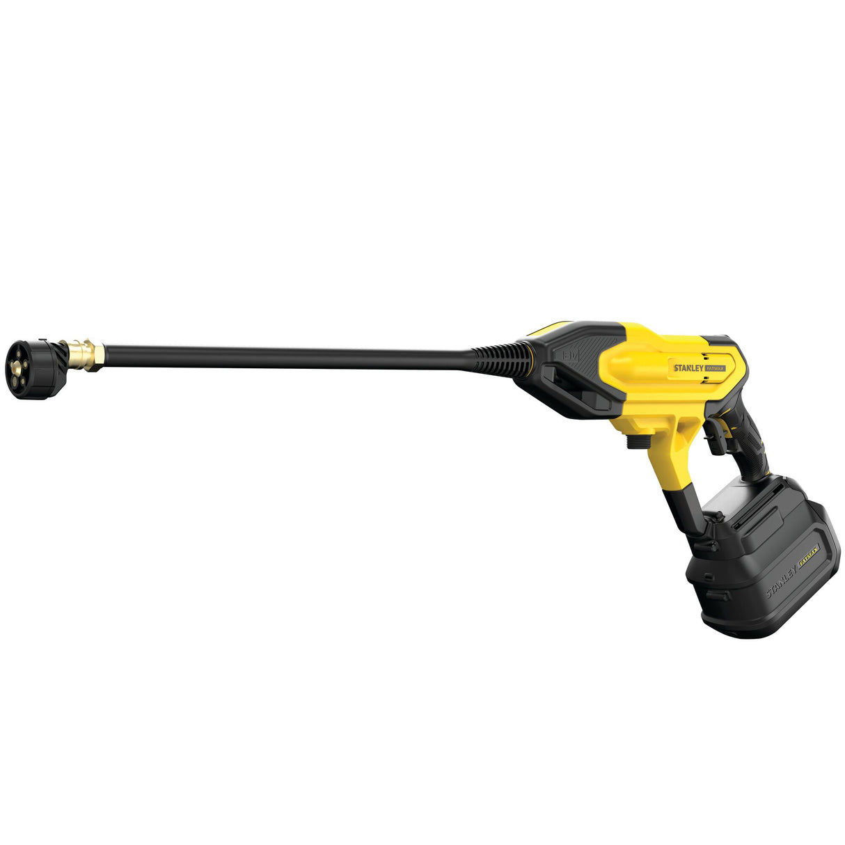 Nettoyeur haute pression Stanley, pistolet électrique portable, couleur jaune et noir