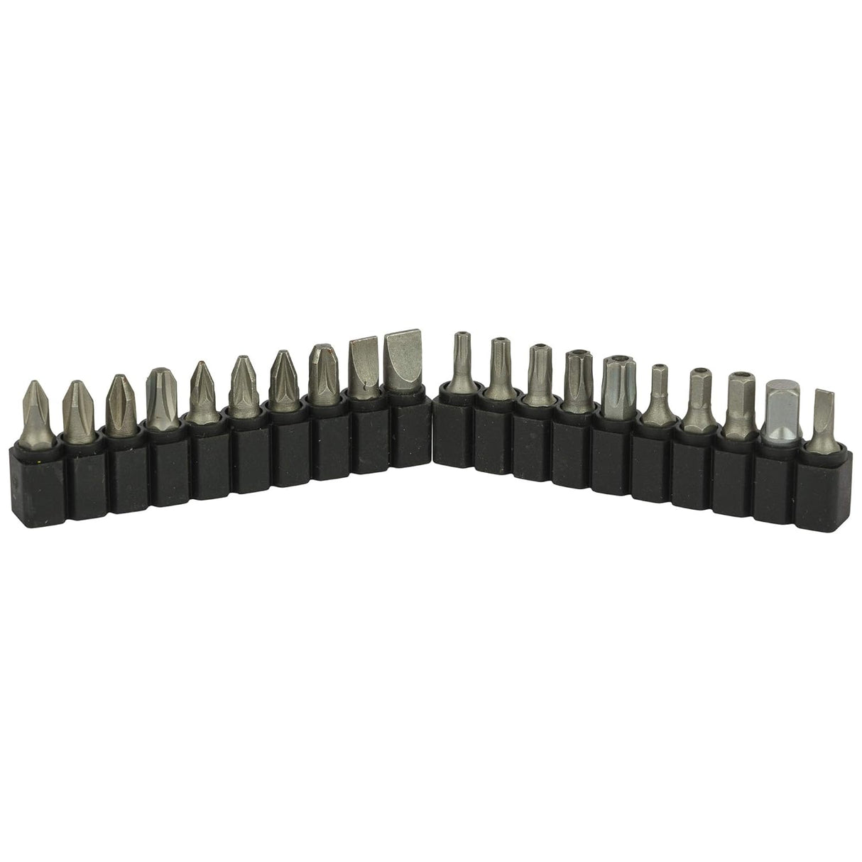 Coffret de clés et douilles BLACK+DECKER avec 33 pièces d'embouts de vissage et cliquets pour bricolage.